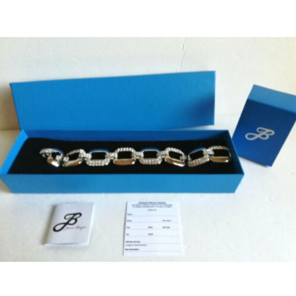 Joan Boyce Link Bracelet with Crystals